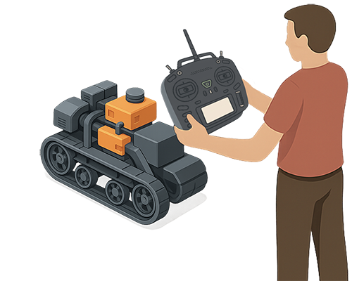 不整地対応草刈り機